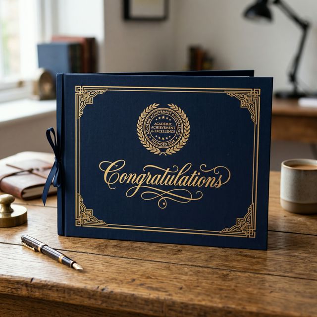 Bìa chứng chỉ khen thưởng mạ vàng