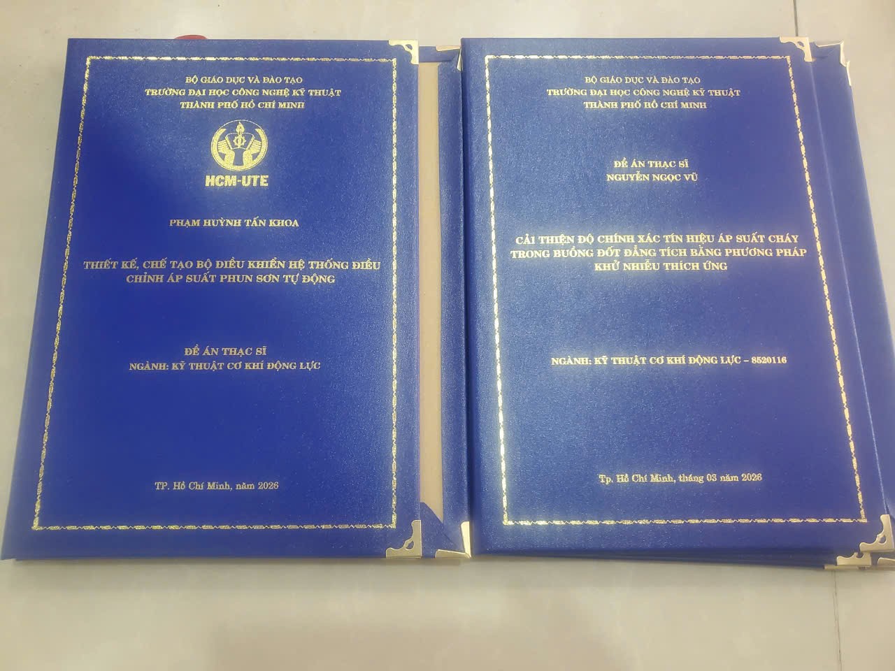 Bìa đề án thạc sĩ ĐH Sư Phạm Kỹ Thuật TPHCM HCM-UTE